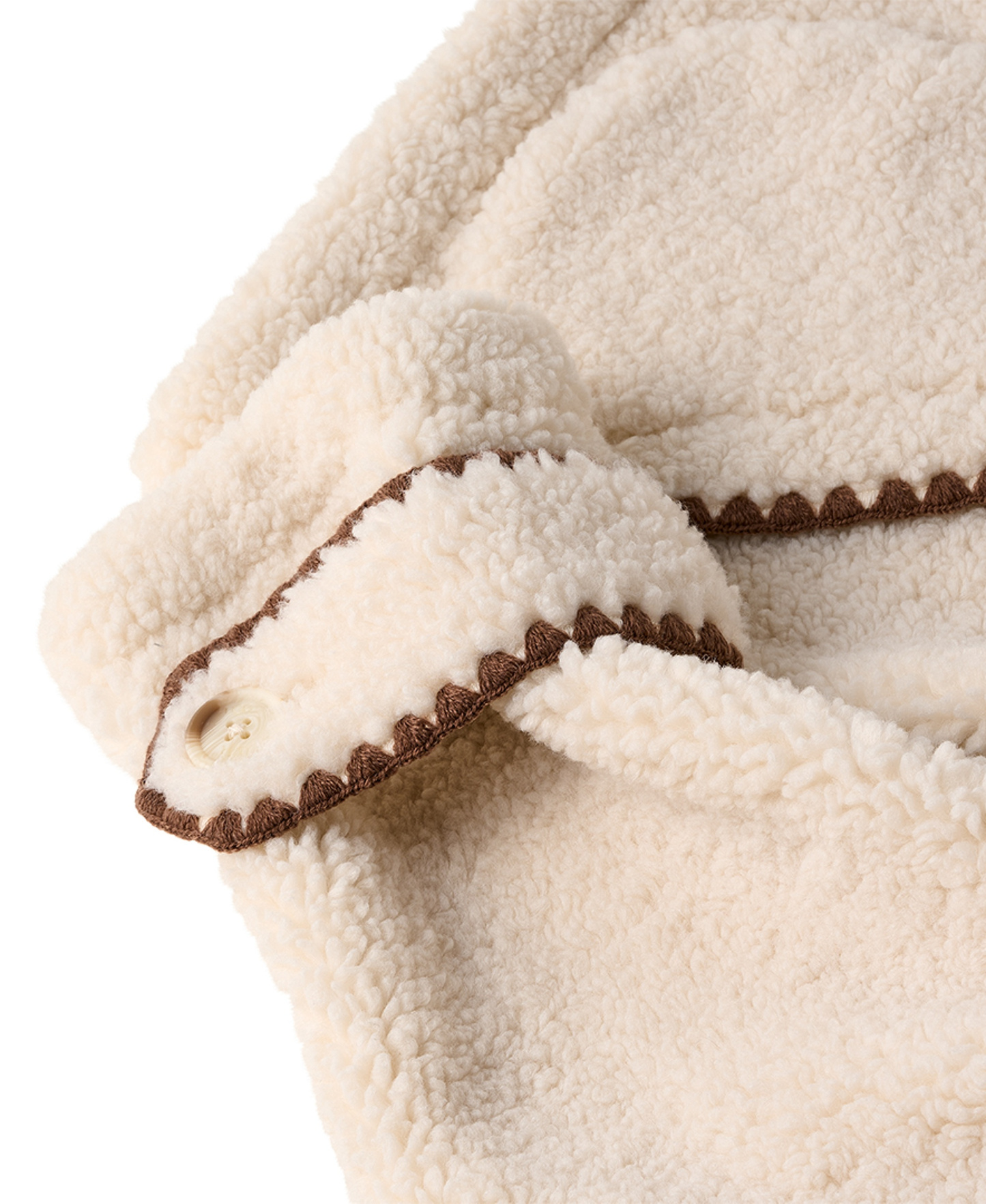 UGG Women's Nikia Relaxed-Fit Collared Neck Jacket - Cream