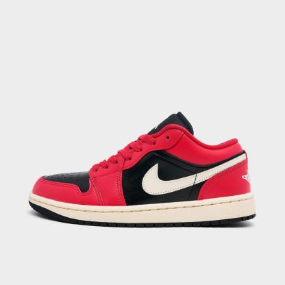 Women's Air Jordan Retro 1 Low Casual Shoes - Mystic Hibiscus/Black/Coconut Milk - view 1