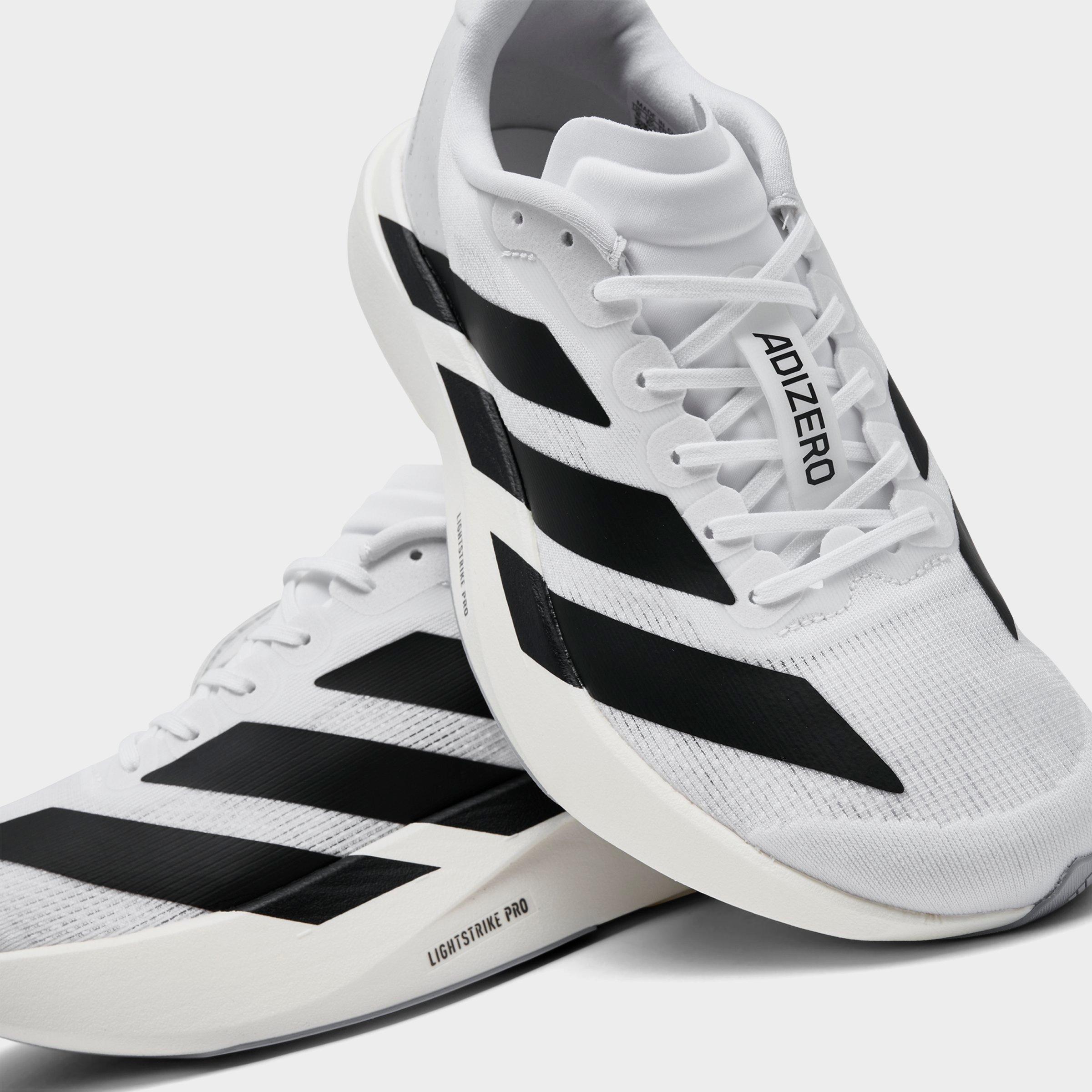 Women's adidas Adizero EVO SL Running Shoes - Part 2 - White/Core Black/White - Detail shot