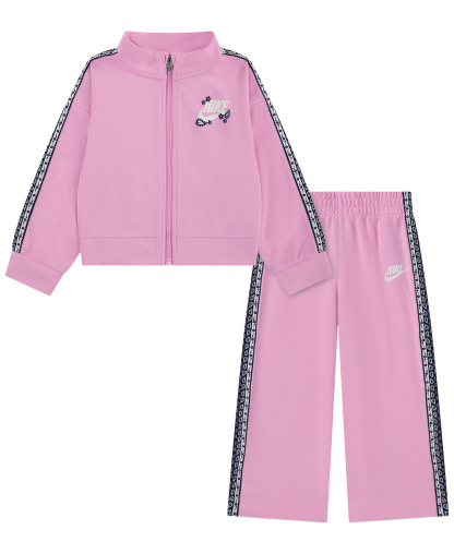 Nike Toddler Girls' 2T-4T Retro Remix Jacket and Pants, 2-Piece Set - Pink Rise