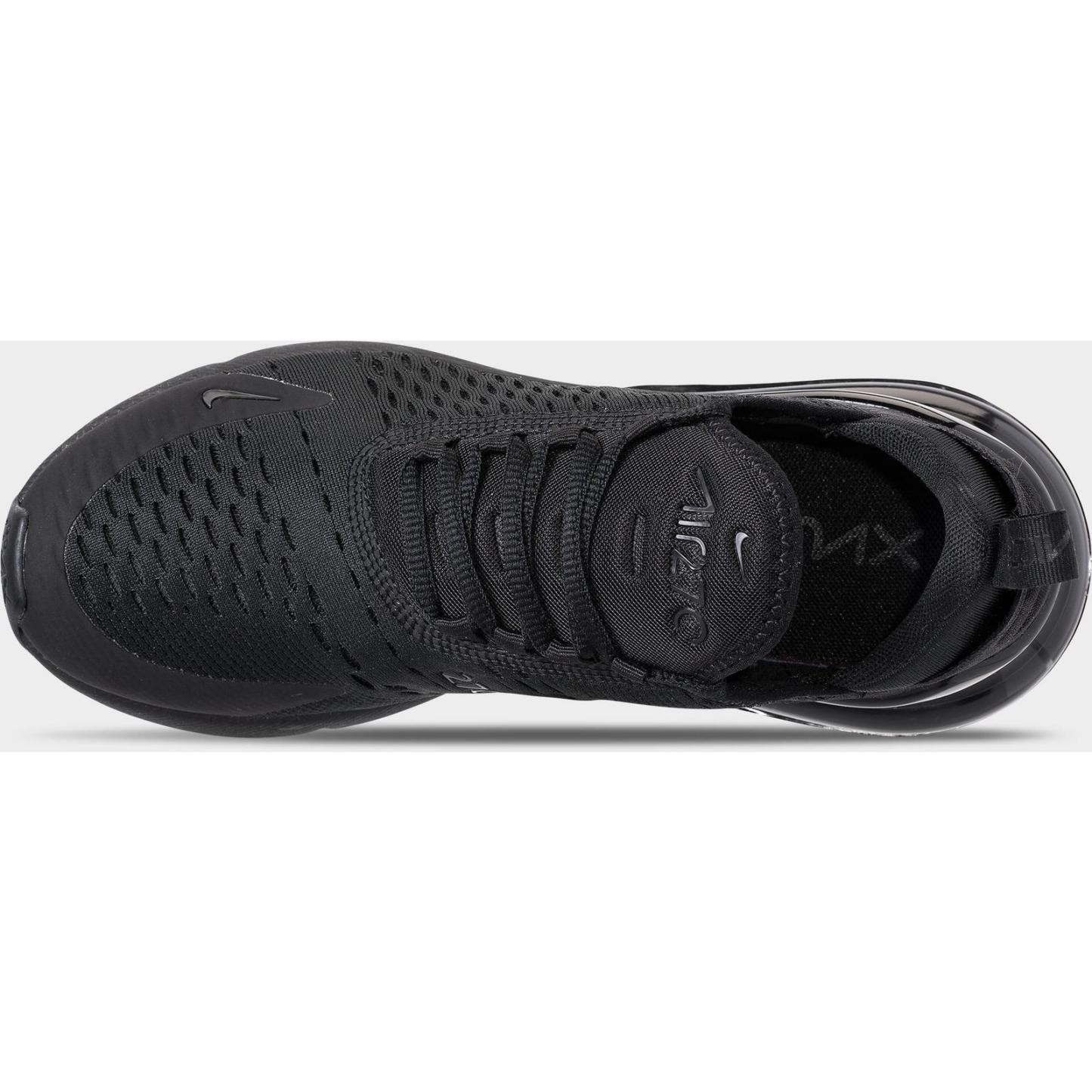 Women's Nike Air Max 270 Casual Shoes - Black/Black/Black