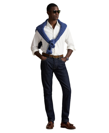 Polo Ralph Lauren Men's Garment-Dyed Oxford Shirt - White