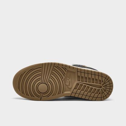 Women's Air Jordan 1 Mid SE Casual Shoes - Off Noir/Chalk/Pearl White/Chalk - view 6