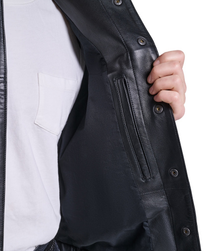 Levi's Men's Promo Laydown Collar Trucker Jacket - Black