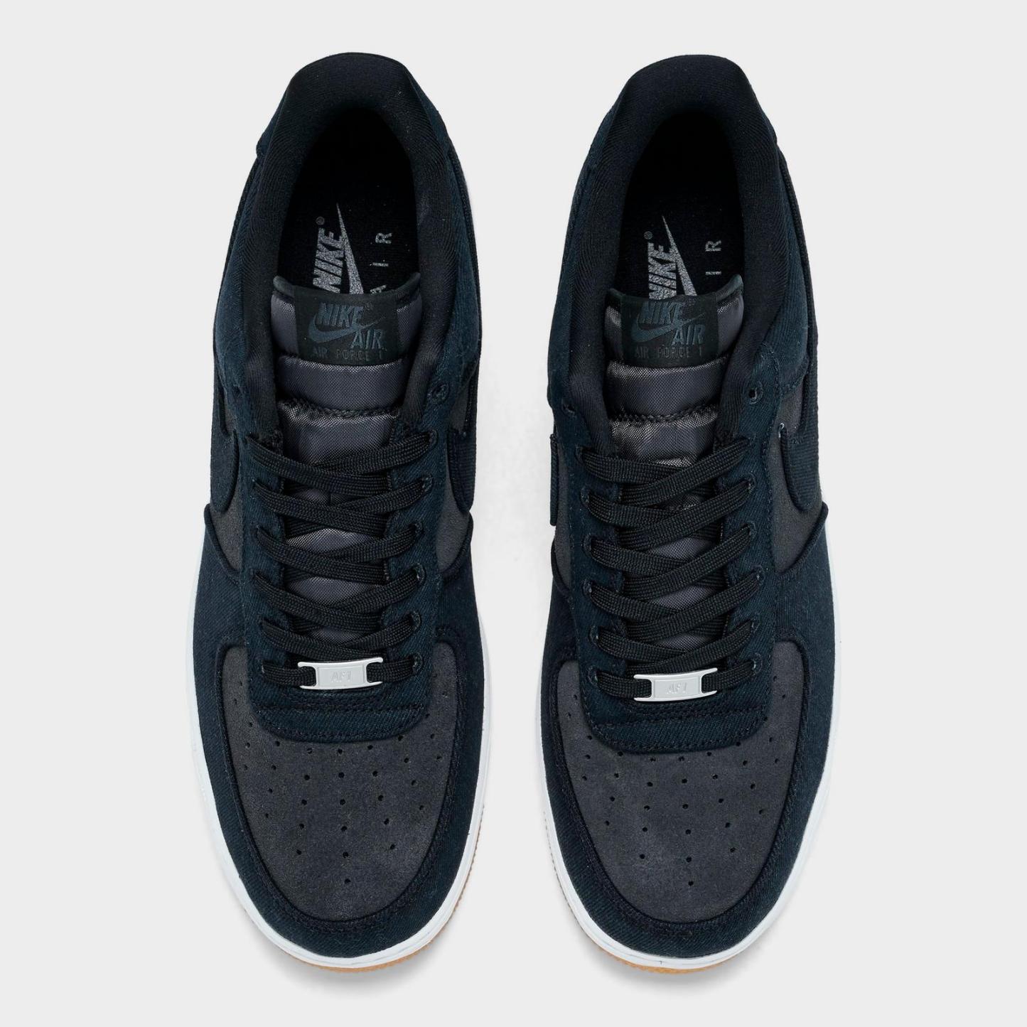 Men's Nike Air Force 1 '07 LV8 Casual Shoes - Black/Dark Smoke Grey/Gum Medium Brown/Black (IR0951-002)