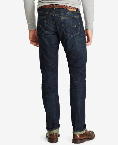 Polo Ralph Lauren Men's Hampton Relaxed Straight Jeans - Lightweight Morris Blue