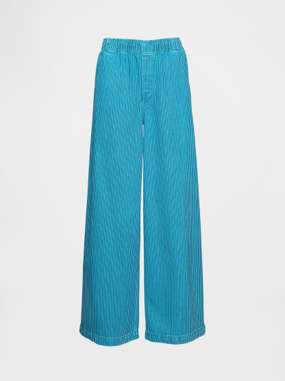 Mid Rise UltraSoft Easy Baggy Jeans - Cyan blue