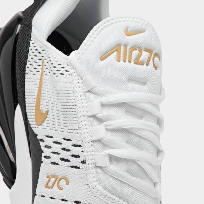 Men's Nithtke Air Max 270 Casual Shoes - Part 1 - White/Metallic Gold/Black - Detail shot