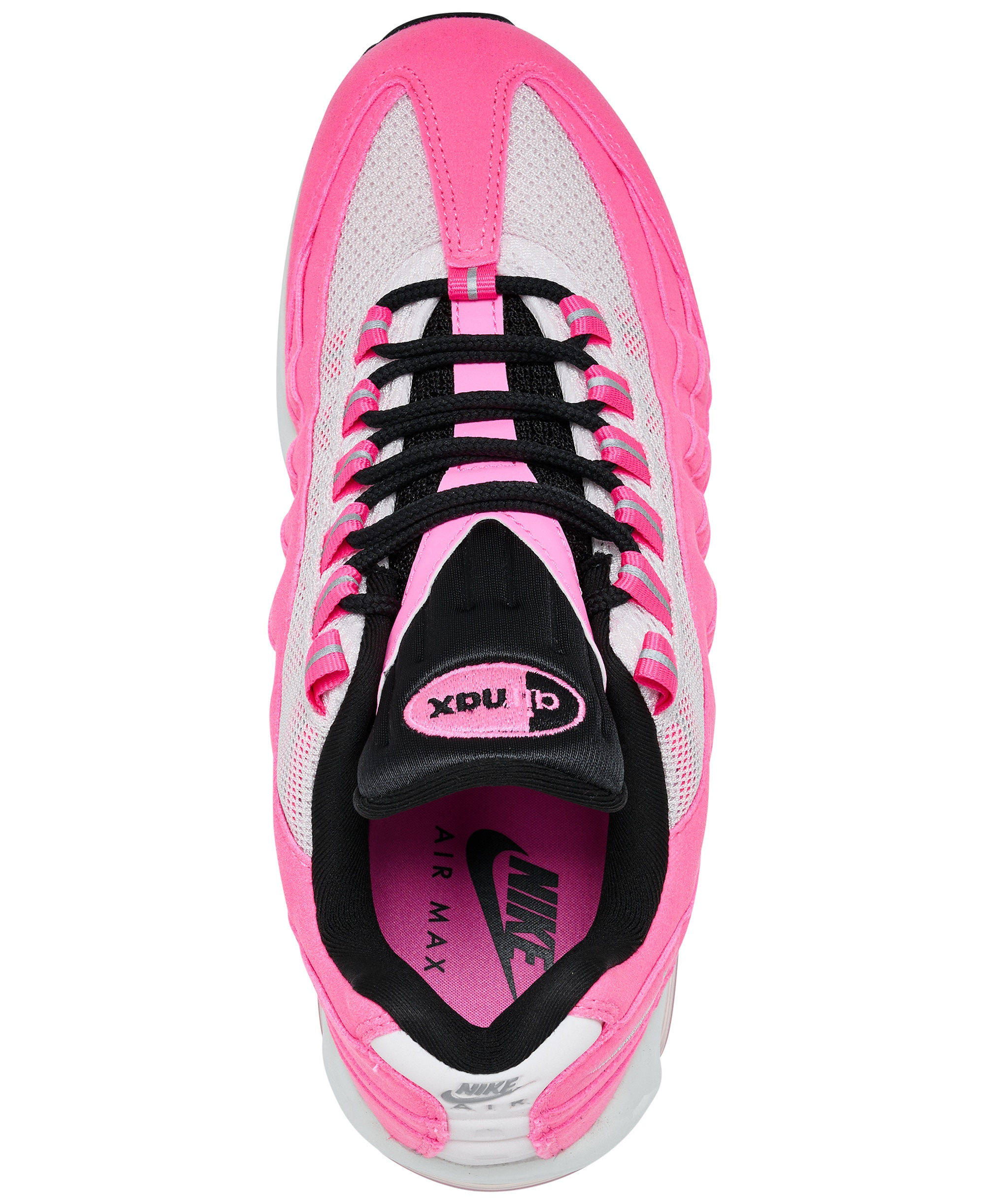 Nike Women's Air Max 95 Big Bubble Sneakers from Finish Line - Pink Glow, Silver