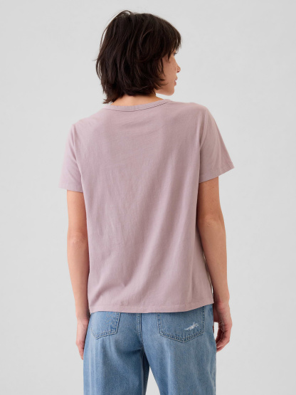 Organic Cotton VintageSoft T-Shirt - purple lavender