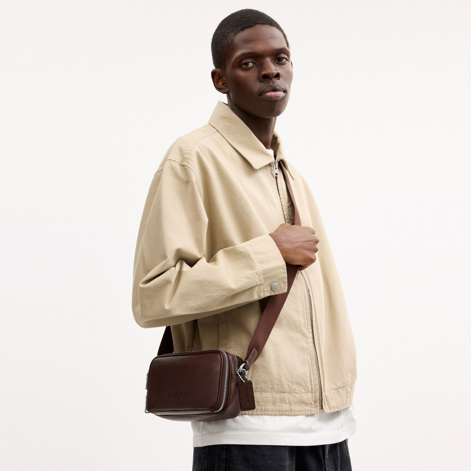Colton Crossbody Bag 19 - Silver/Maple - view 2