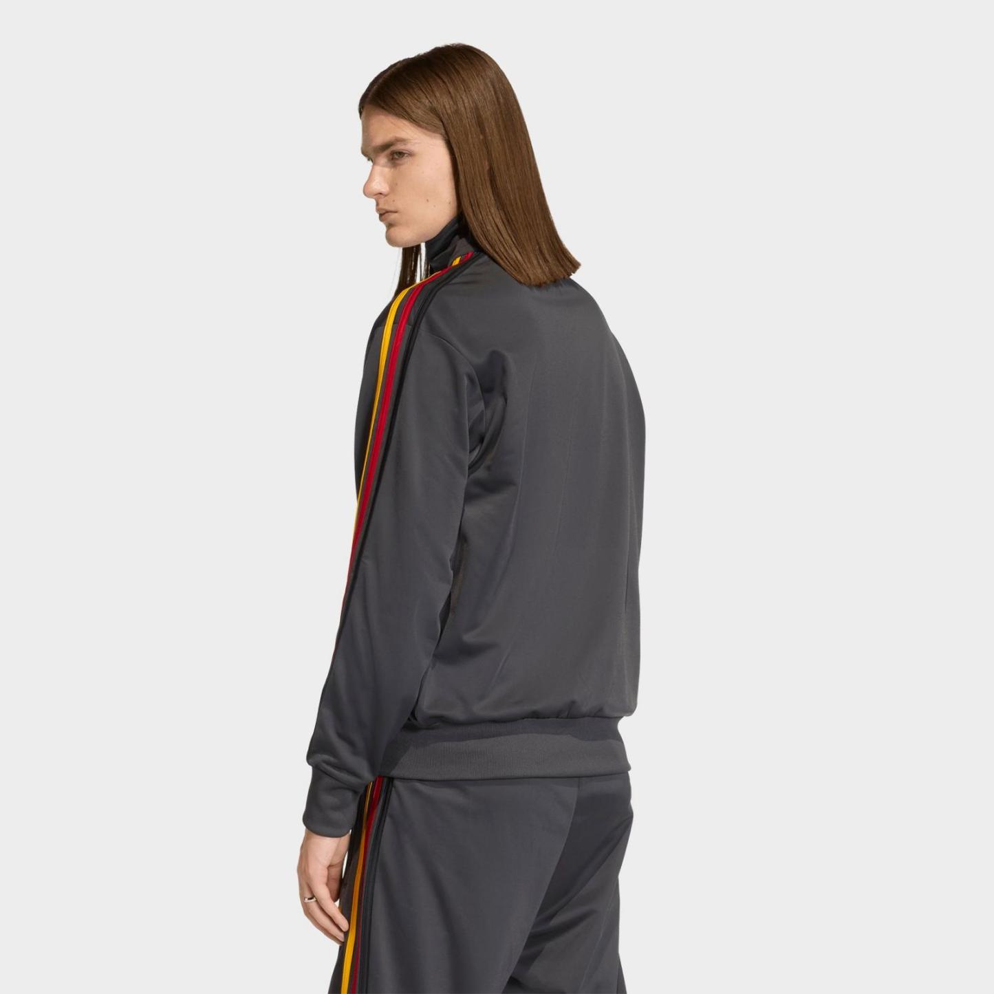 Men's adidas Originals adicolor Sport Firebird Track Jacket - Utility Black/Collegiate Gold/Team Power Red - view 3
