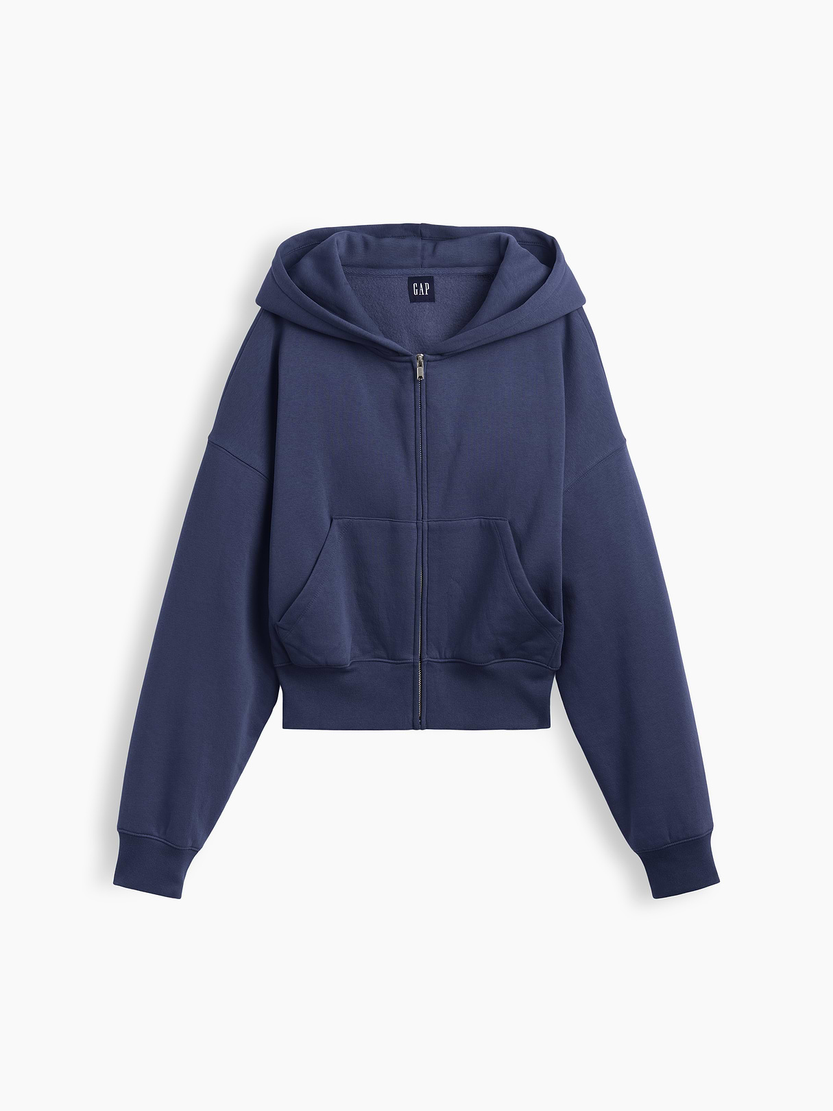 VintageSoft Wedge Zip Hoodie - Sargassus blue