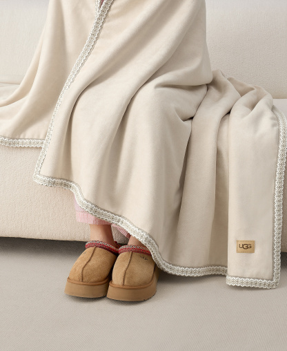 Kirkwood UGG Braid Throw, 50" x 70" - Birch