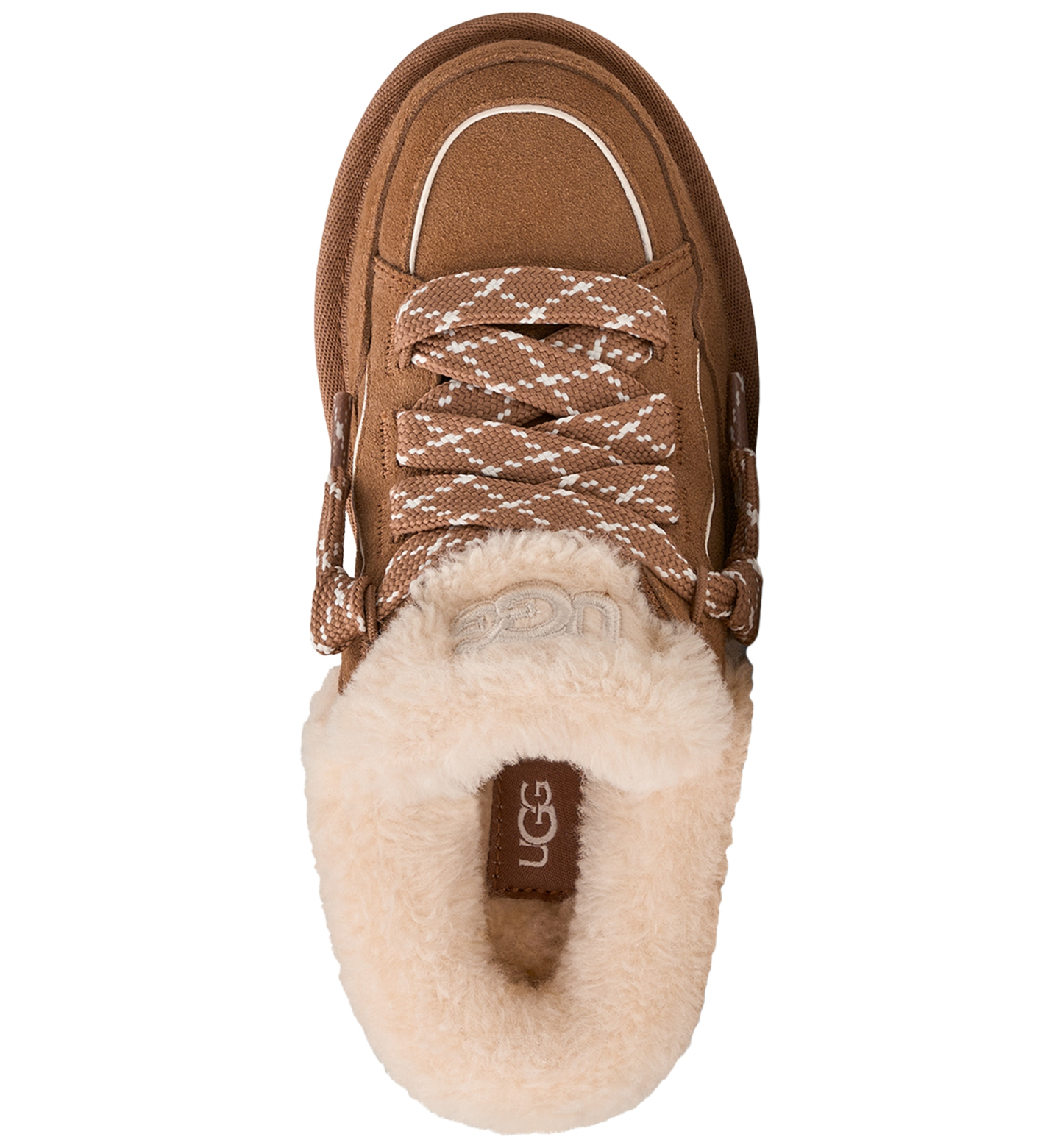 UGG® Kids Lowmel Slip-On Mule Sneakers - Chestnut
