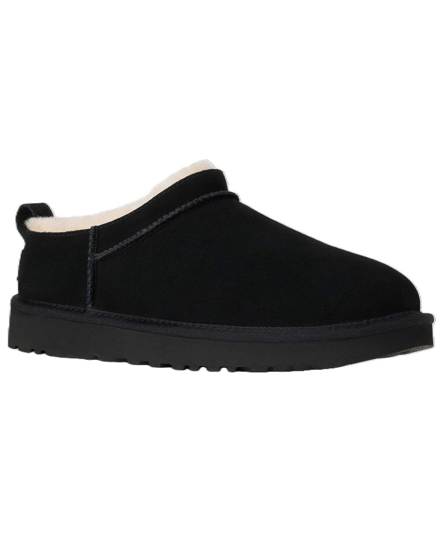 UGG® Women's Classic Micro Pull Tab Round Toe Booties - Black