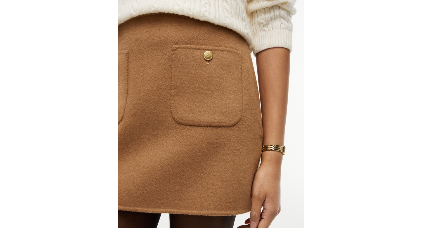 Tommy Hilfiger Women's A-Line Mini Skirt - Hickory