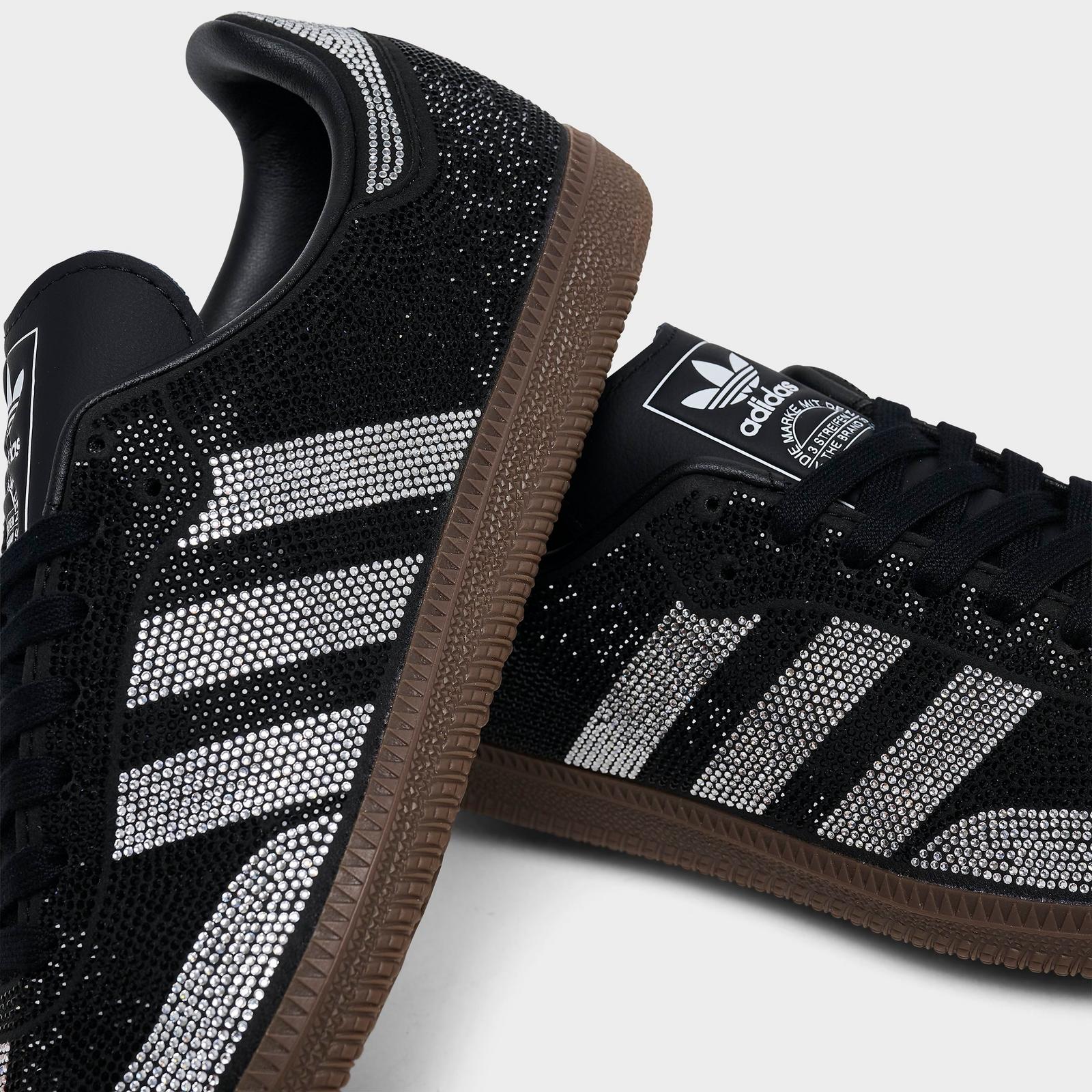 Women's adidas Originals Samba OG SE Casual Shoes - Core Black/Core Black/White - view 3
