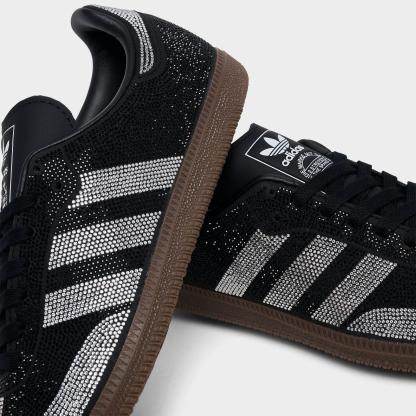 Women's adidas Originals Samba OG SE Casual Shoes - Core Black/Core Black/White - view 3