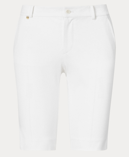 Lauren Ralph Lauren Twill Stretch Bermuda Shorts - White