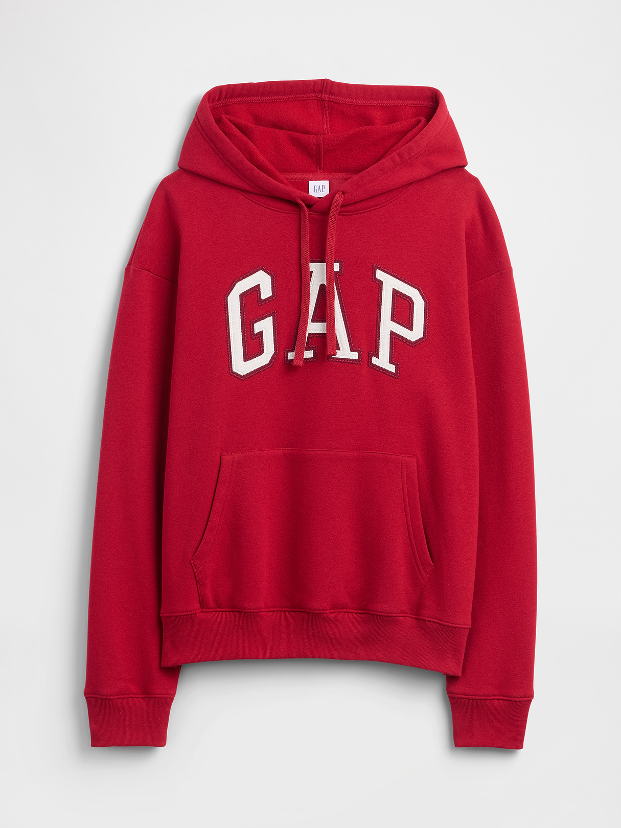 Relaxed Gap Logo Hoodie - Red apple