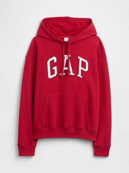 Relaxed Gap Logo Hoodie - Red apple