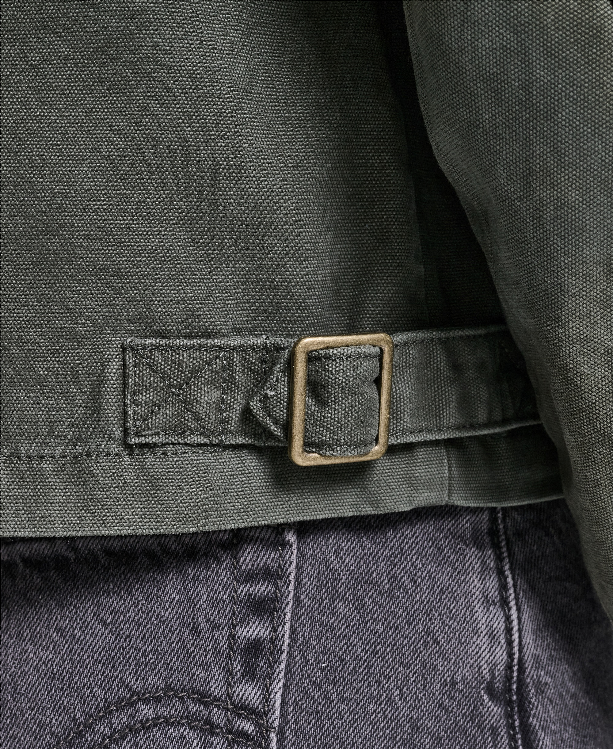 Levi's Women's Cropped Cotton Corduroy-Collar Barn Jacket - Olive