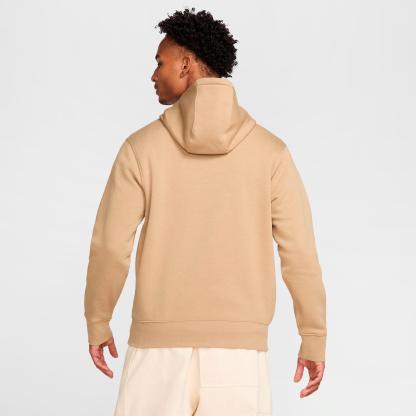 Men's Nithtke Club Fleece Premium Embroidered Pullover Hoodie - Part 1 - Parachute Beige/Parachute Beige/White