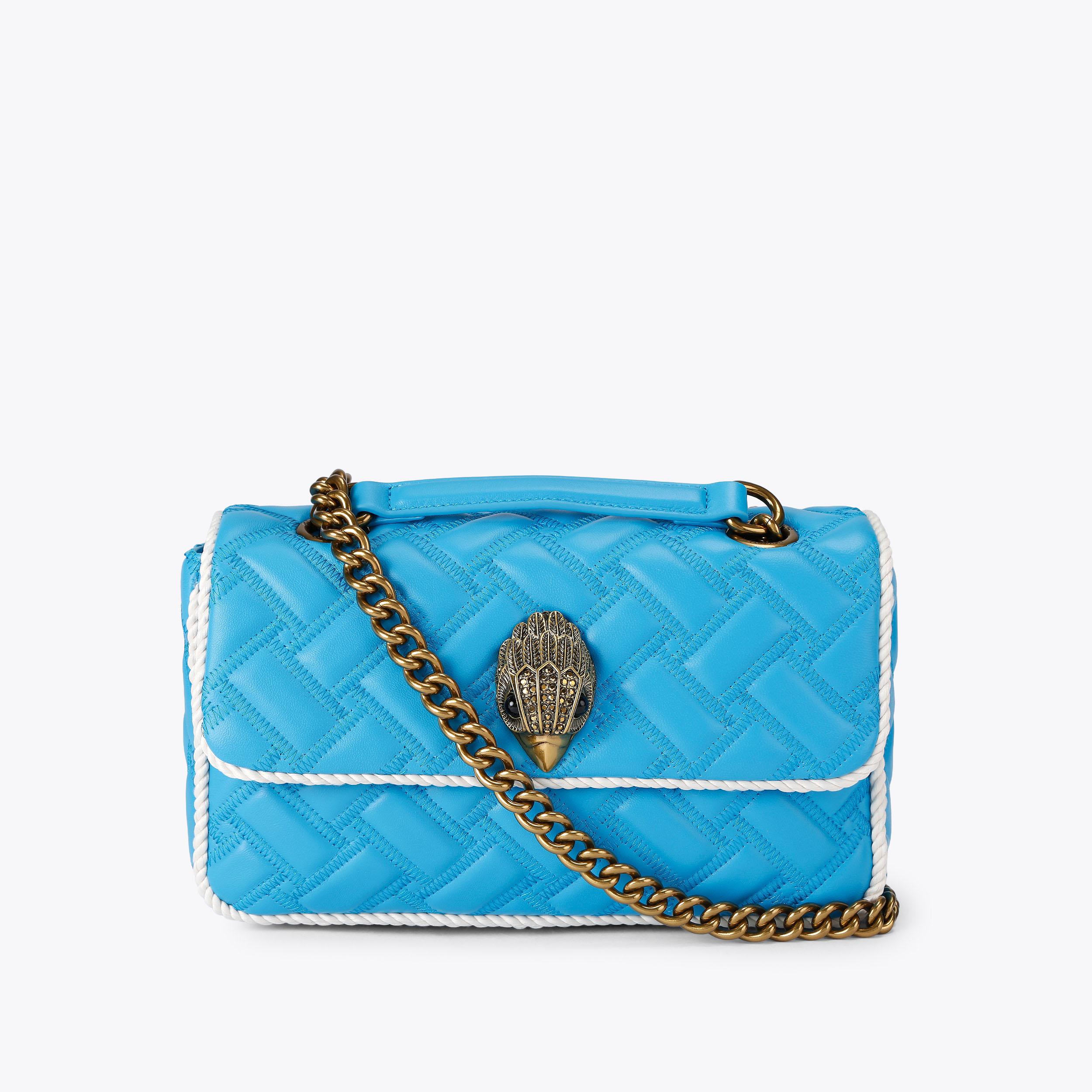 Kurt Geiger London Kurt's Cabana Kensington Flap Kurt Bag - Blue