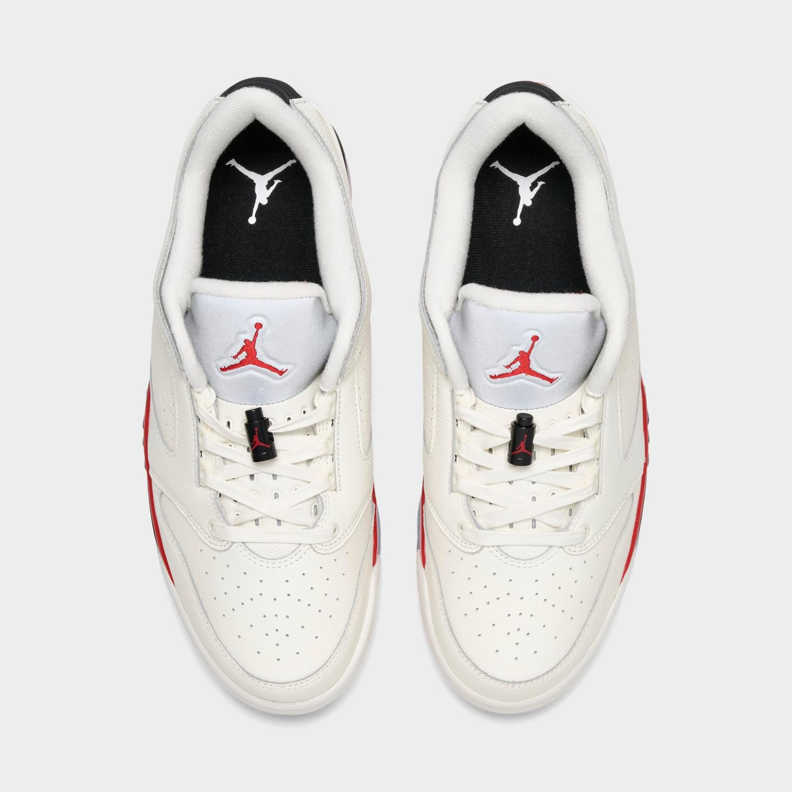 Men's Jordan Sixty Plus Low Casual Shoes - Sail/Black/Reflect Silver/Fire Red - view 5