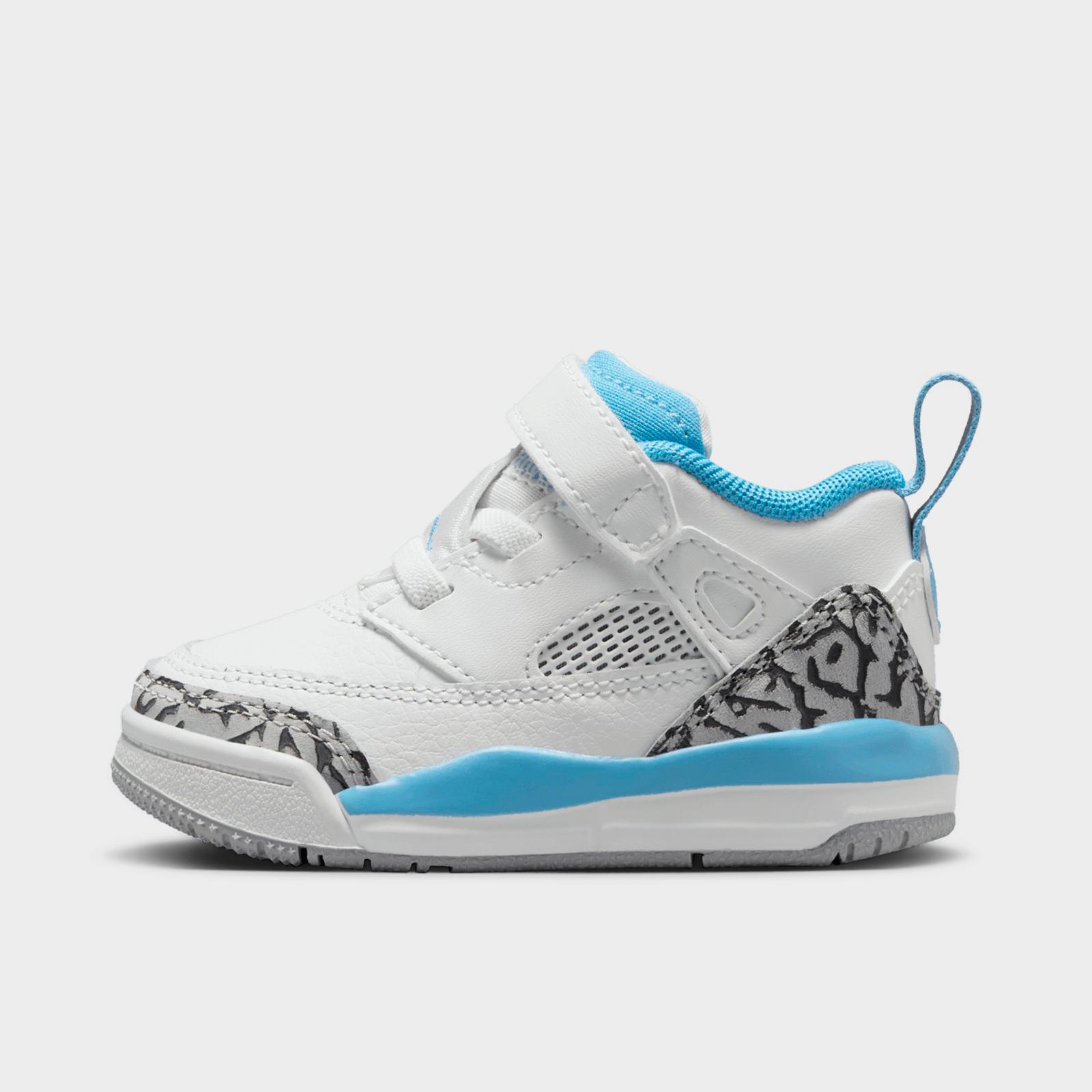 Kids' Toddler Jordan Spizike Low Casual Shoes - White/Wolf Grey/Anthracite/University Blue - view 1