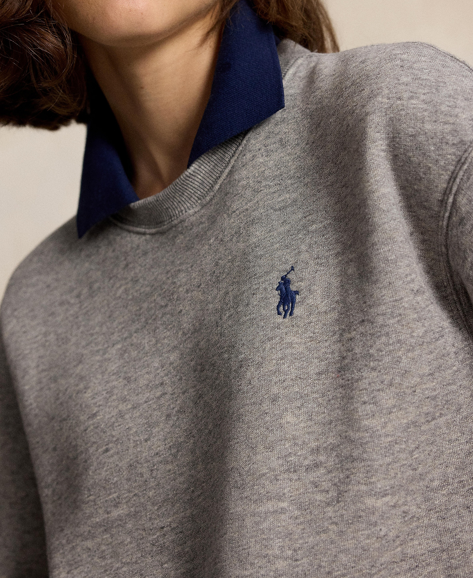 Polo Ralph Lauren Women's Crewneck Sweatshirt - Dark Vintage Heather