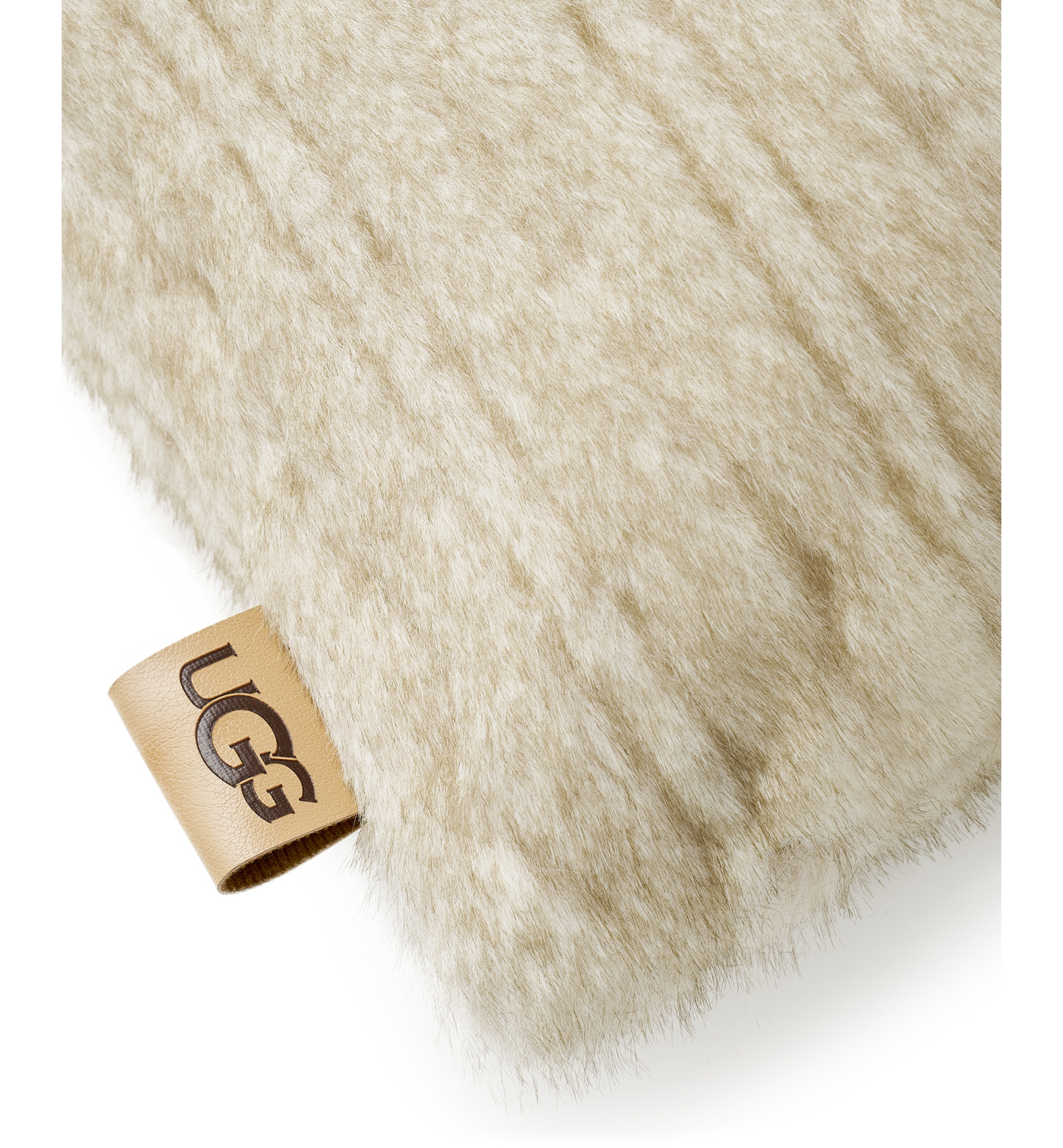UGG® Jennis Faux Fur Pillow, 36" x 14" - Snow