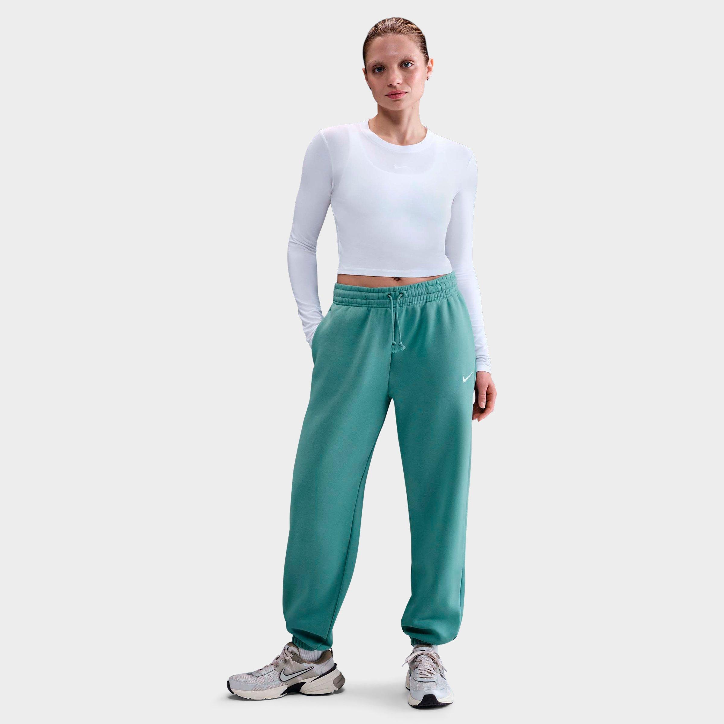 Women's Nithtke Sportswear Phoenix Fleece Oversized High-Waisted Jogger Pants - Cannon/Sail