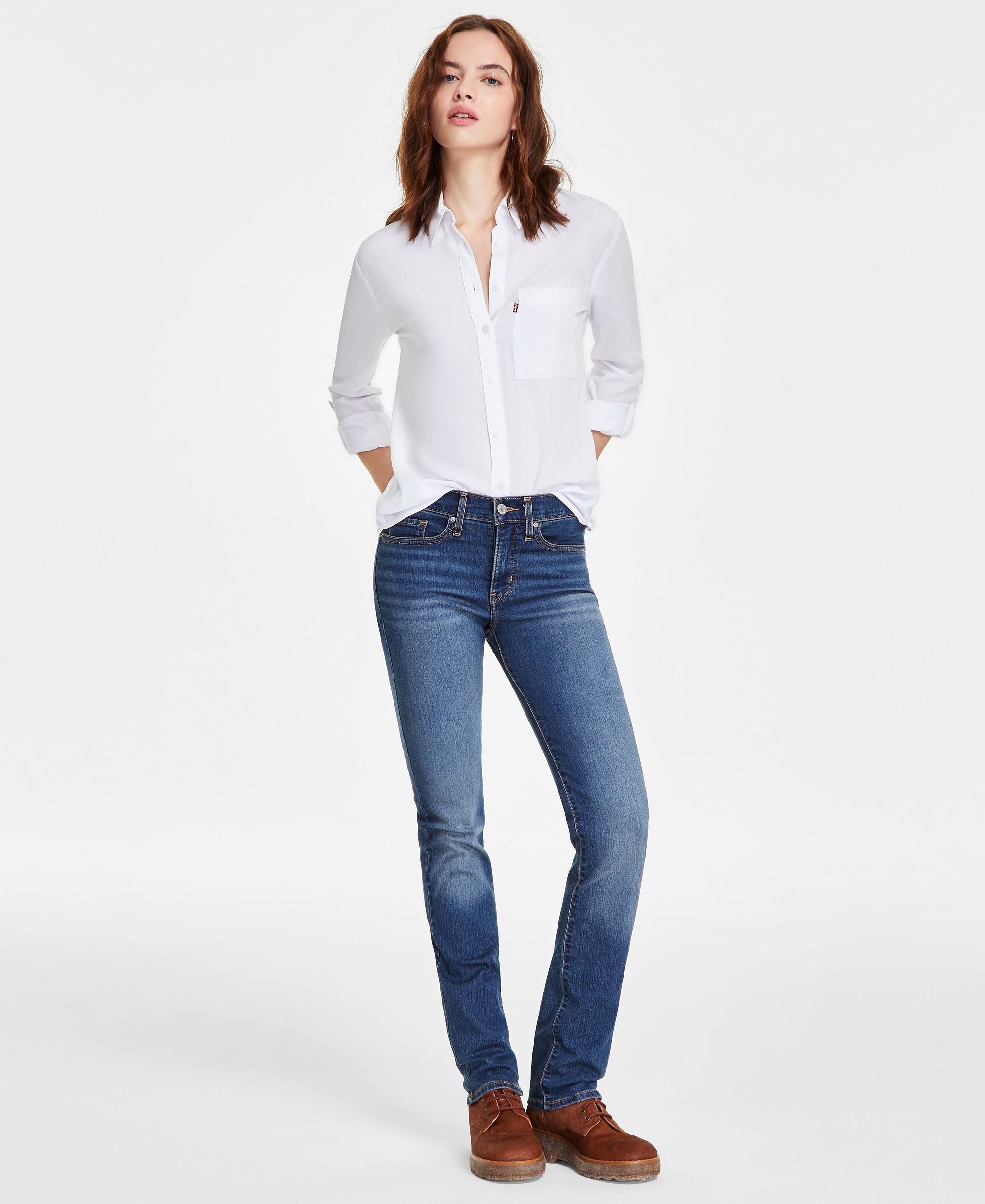 Levi's 314 Shaping Straight Leg Jeans 30" - Zealous Blue
