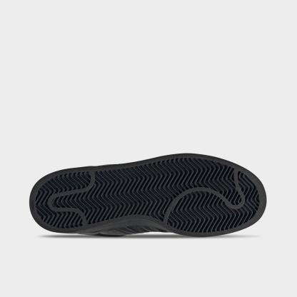 Men's adidas Originals Superstar II Casual Shoes - Part 1 - Black/Black/Black - Bottom view