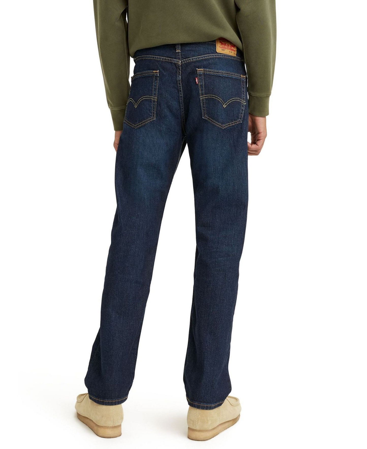 Levi's Men’s 505™ Regular-Fit Stretch Jeans - Nail Loop Knot