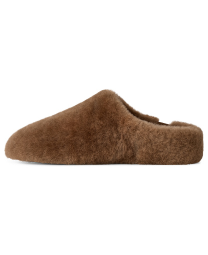 UGG® Women's Elea Fluffed Slip-On Slippers - Light Bronze