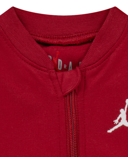 Jordan Baby Boy and Girl Jump Man Footed Coverall - Gym Red
