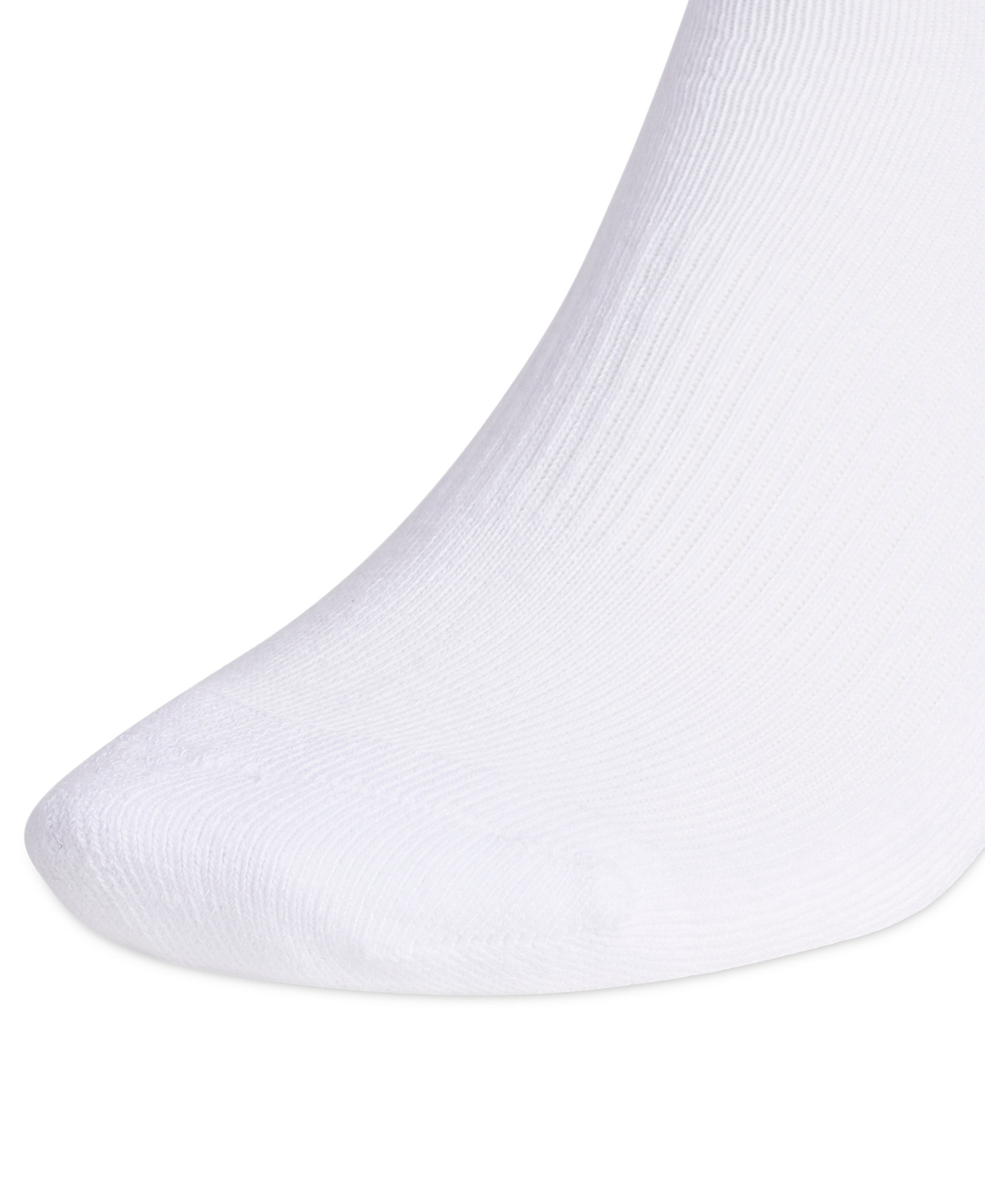 adidas Men's Cushioned Athletic 6-Pack Crew Socks - White