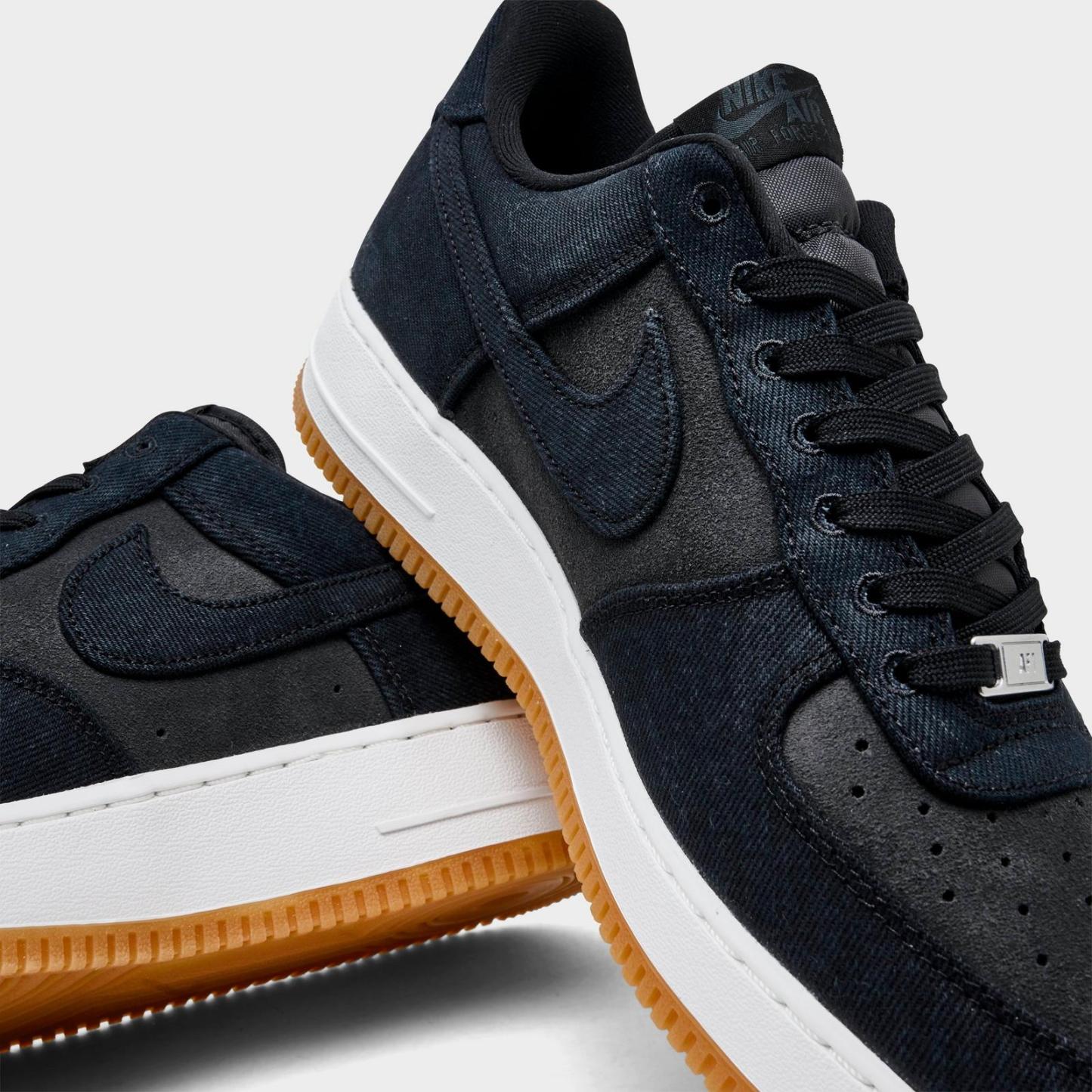 Men's Nike Air Force 1 '07 LV8 Casual Shoes - Black/Dark Smoke Grey/Gum Medium Brown/Black (IR0951-002)