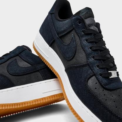 Men's Nike Air Force 1 '07 LV8 Casual Shoes - Black/Dark Smoke Grey/Gum Medium Brown/Black (IR0951-002)