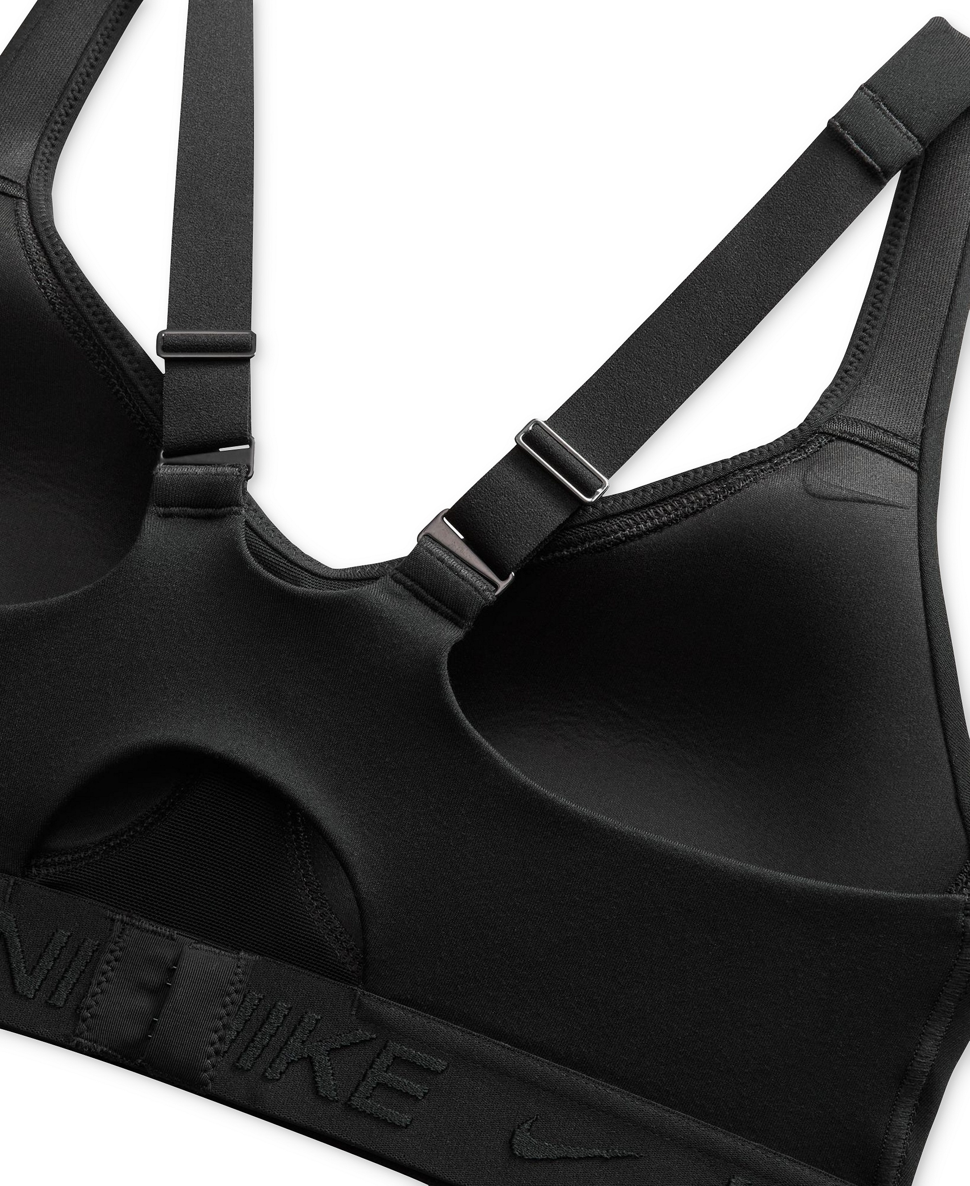 Nike Women's Indy High Support Padded Adjustable Sports Bra - Black/black/black