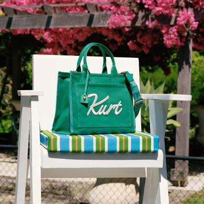 Kurt Geiger London Kurt's Cabana Kurt Tote Bag - Green - view 7