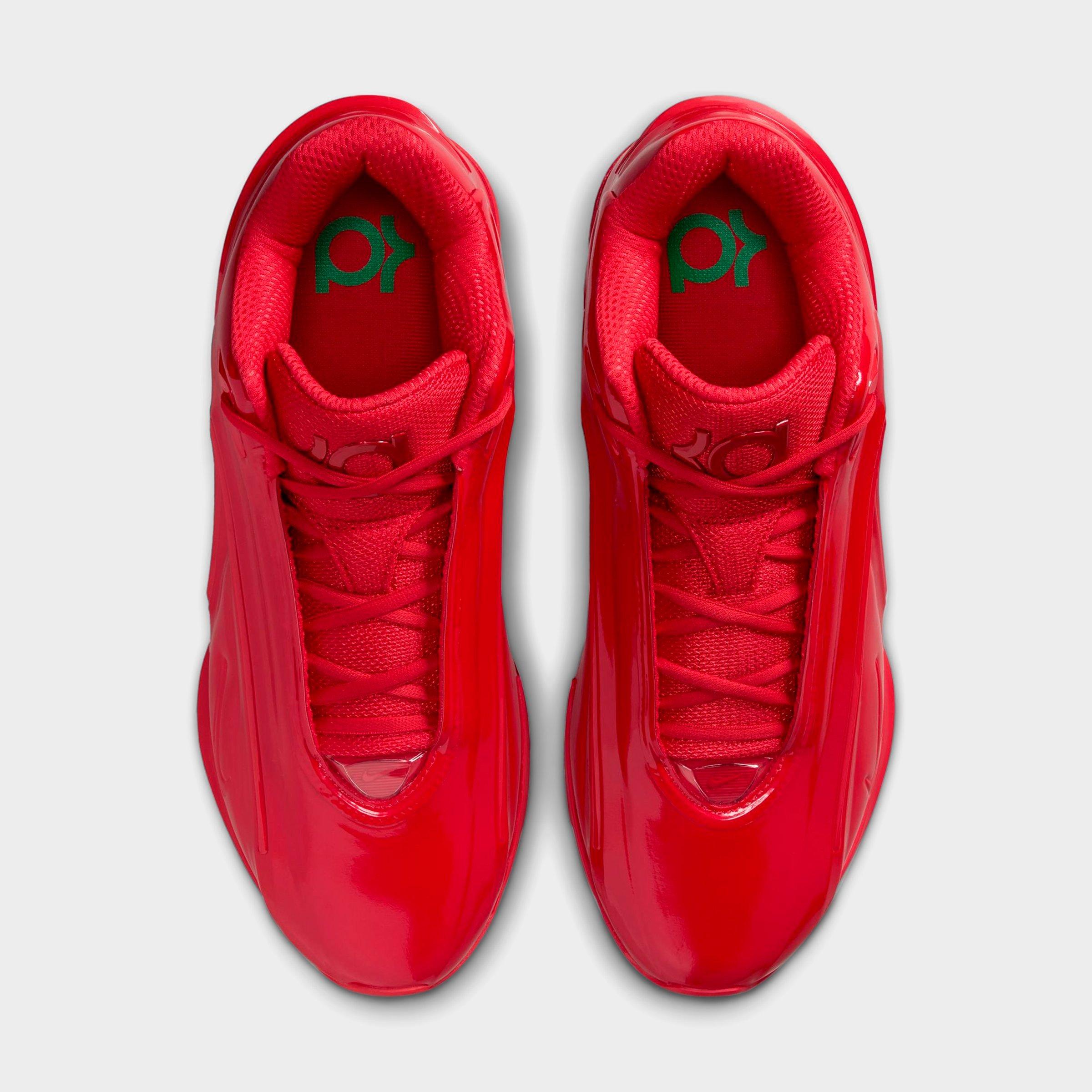 Nithtke KD 19 Basketball Shoes - University Red/Stadium Green/University Gold - Top view