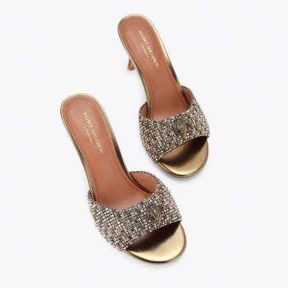 Kurt Geiger London Oxford Heel Mule 75 - Beige - view 3