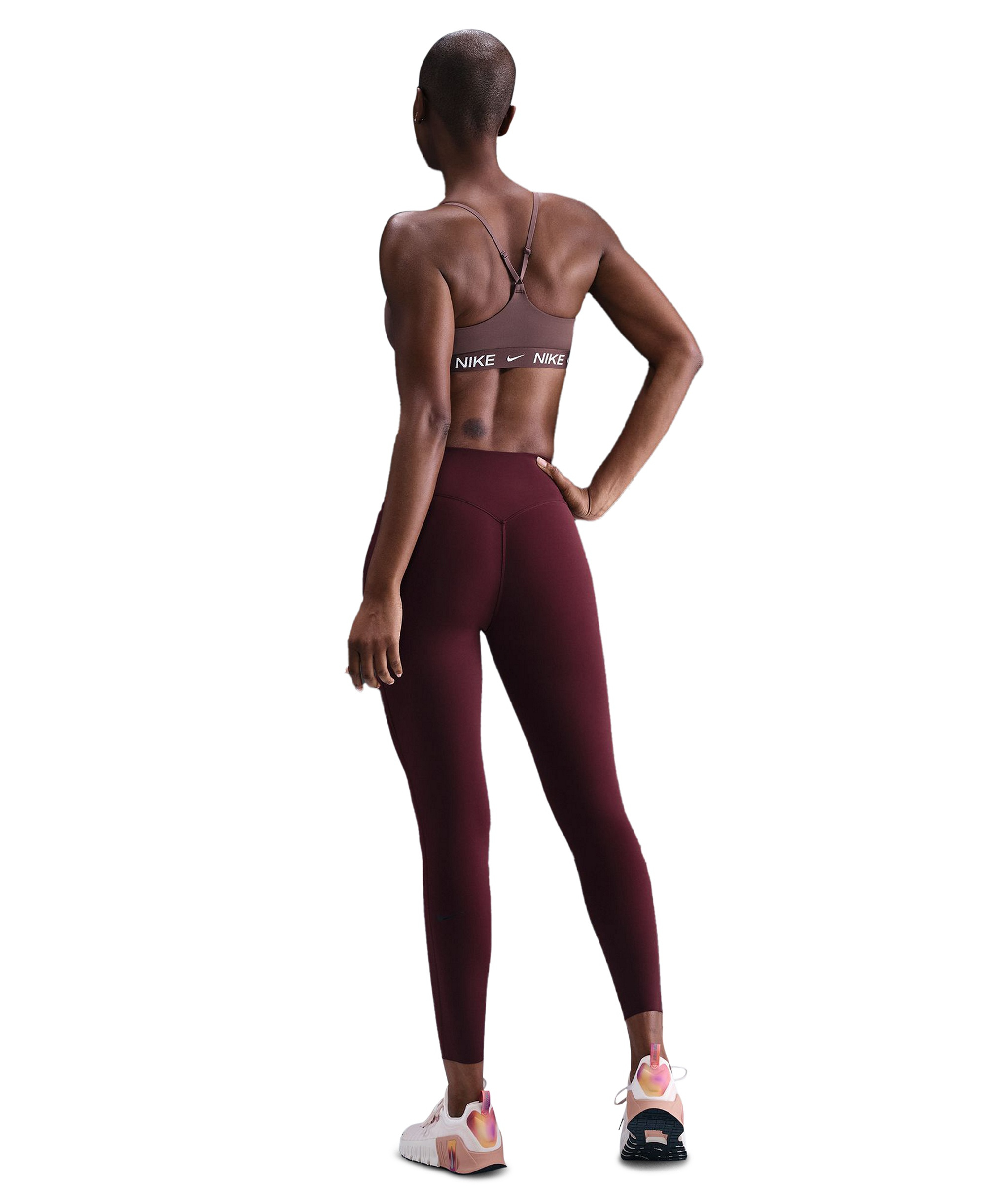 Nike Women's Indy Light-Support Padded Sports Bra - Tattoo/tattoo/white