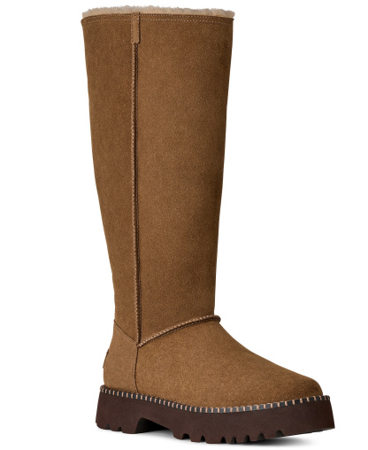 UGG® Women's Uptowner Round Toe Tall Boots - Light Bronze
