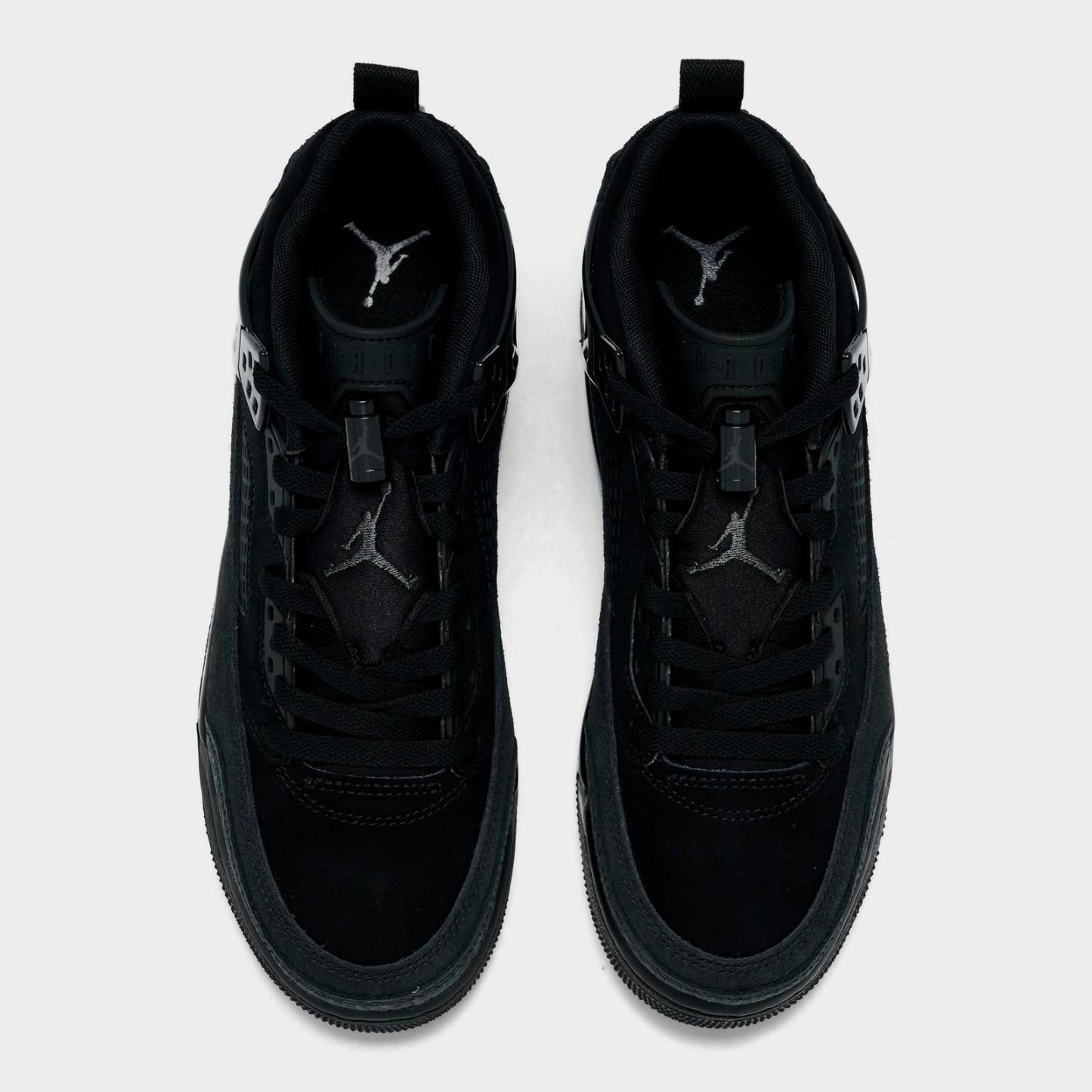 Big Kids' Jordan Spizike Low Casual Shoes - Black/Anthracite/Black - Left shoe facing left. Outside of the shoe. - view 5
