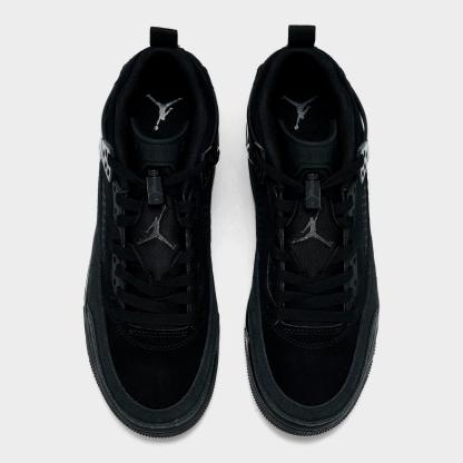 Big Kids' Jordan Spizike Low Casual Shoes - Black/Anthracite/Black - Left shoe facing left. Outside of the shoe. - view 5